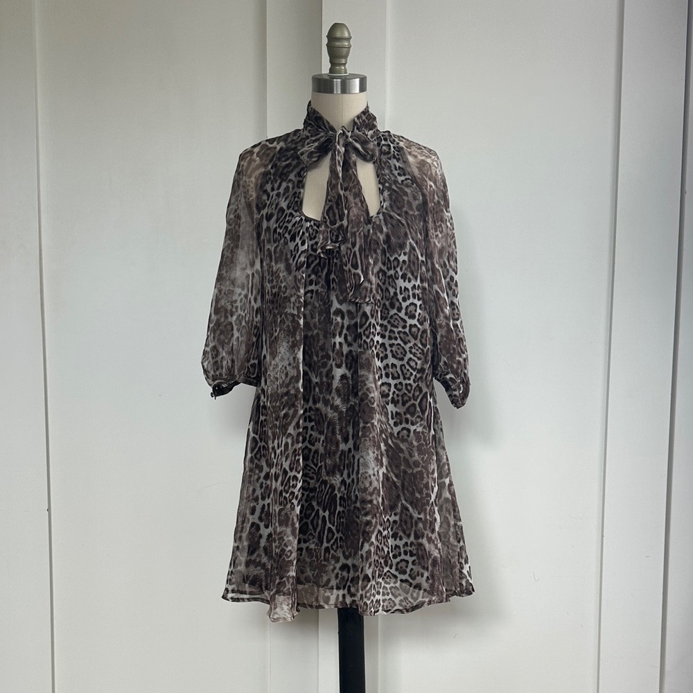 Ardene Animal Print Chiffon Blouse